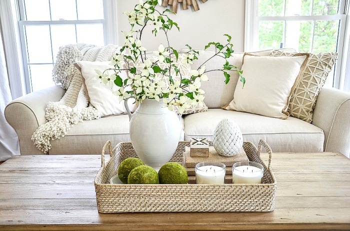 Coffee Table Basket Decor Style Your Space