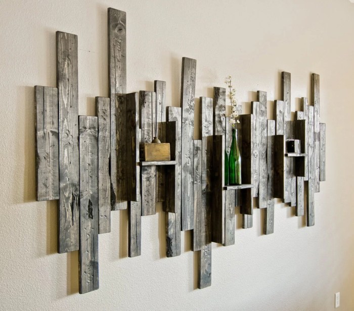 Rustic wood wall decor