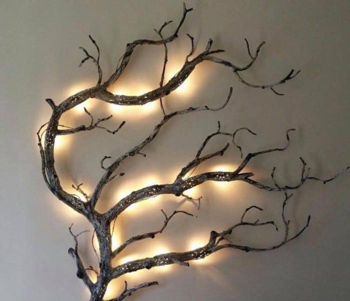 Tree branch wall decor