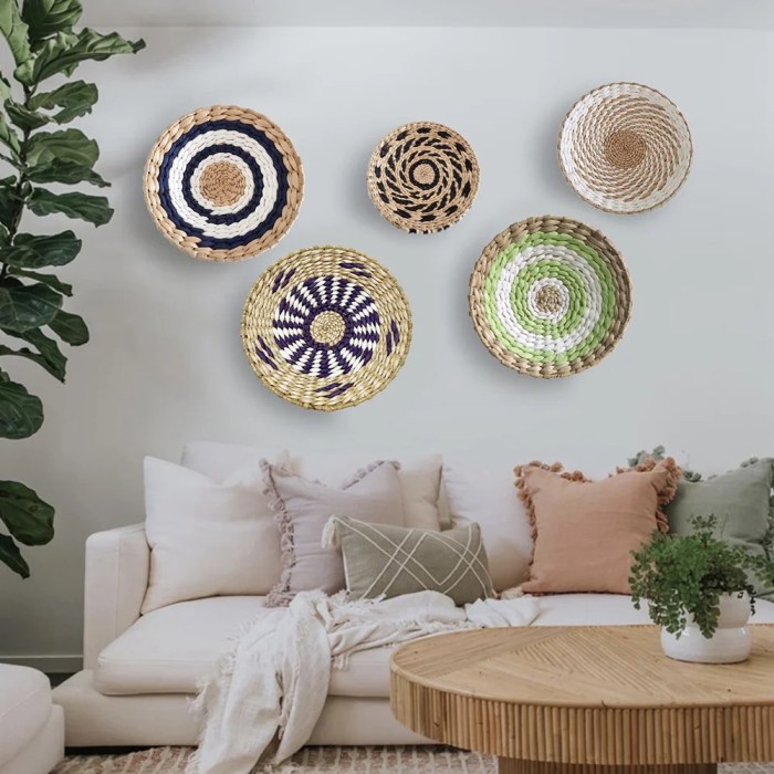 Basket wall decor ideas