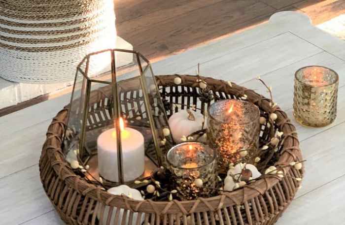 Coffee table fall decor ideas