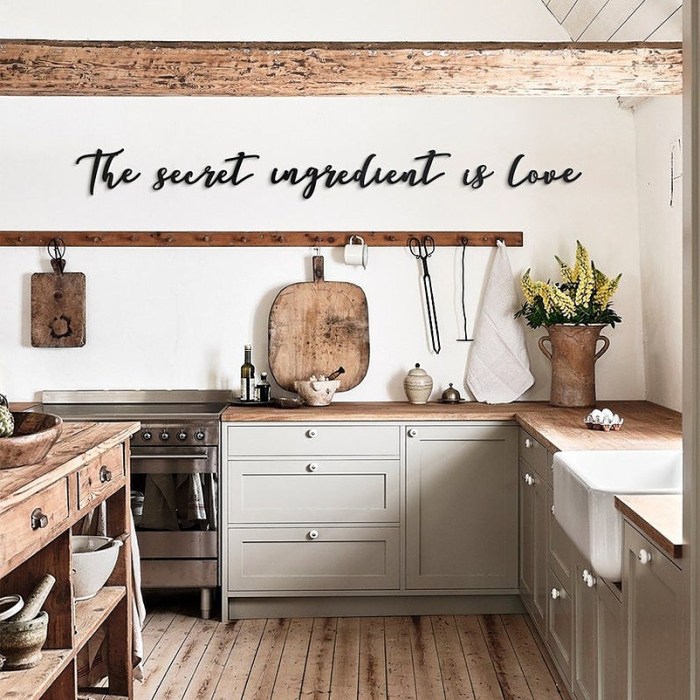 Kitchen modern wall decor