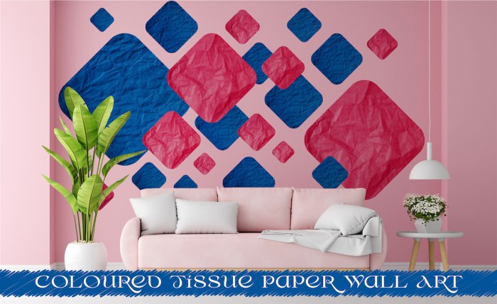 Paper decor for walls