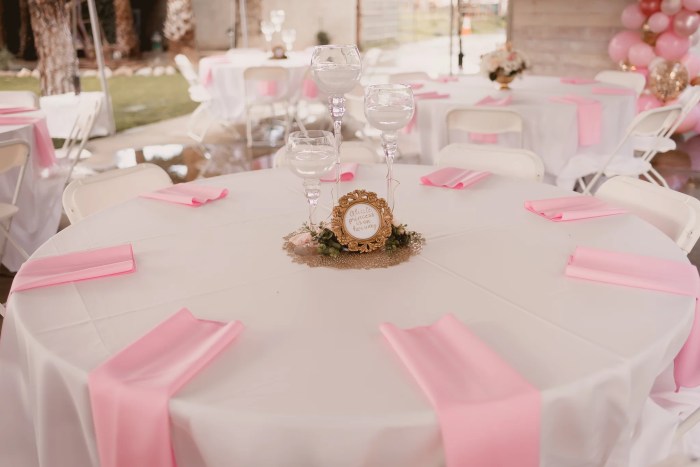 Pink table decor ideas