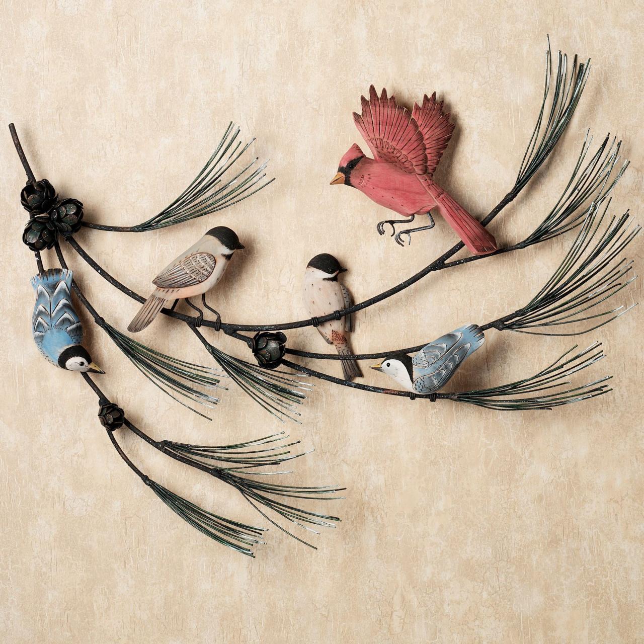 3d birds wall decor