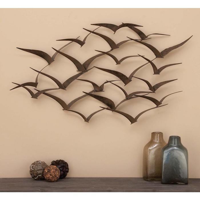 Bird on wall decor