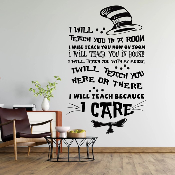 Wall art decor quotes