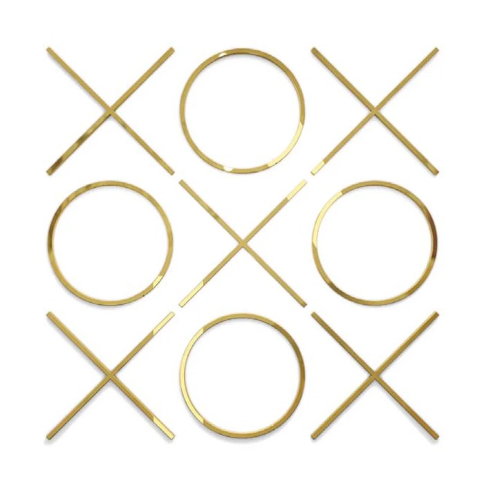 Tic Tac Toe Table Decor Stylish Game-Inspired Designs