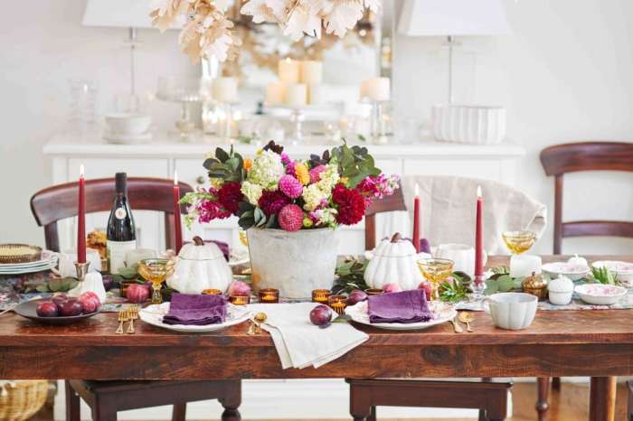 Dining Table Fall Decor A Harvest of Style