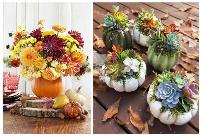 Fall Pumpkin Table Decor Ideas