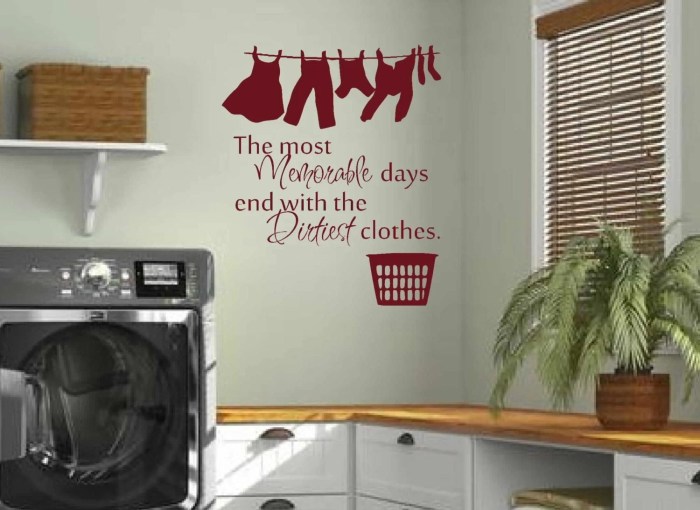 Laundry Room Wall Decor Style & Function