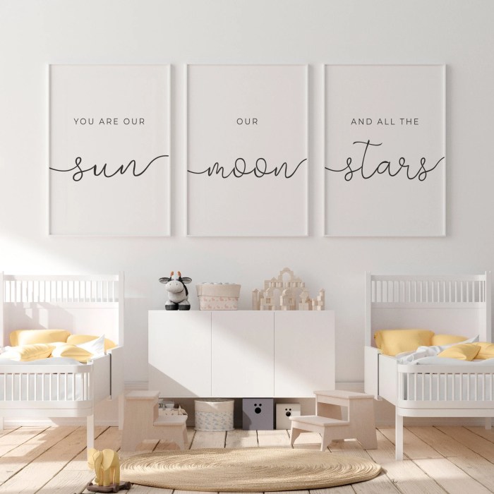 Woodland wall decor nursery