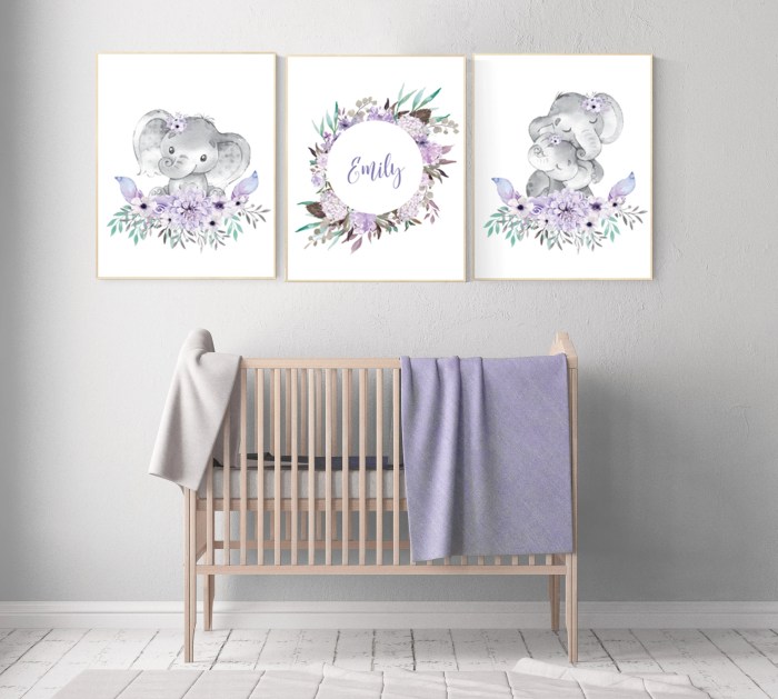 Wall decor for infants room