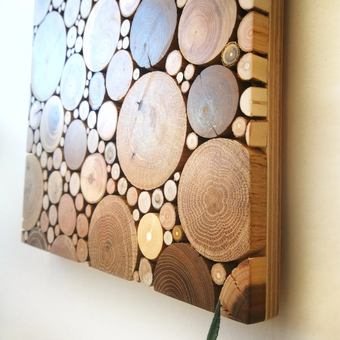 Rustic wood wall decor