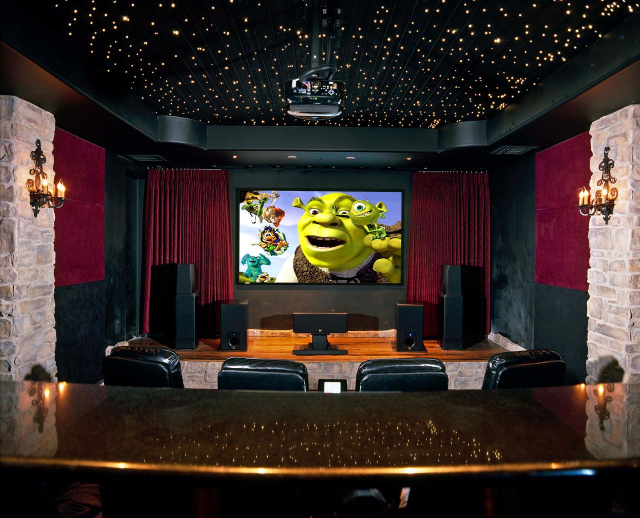 Home movie theater wall decor