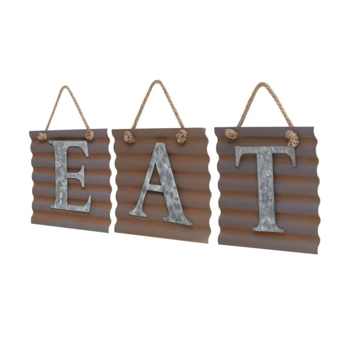 Metal Letters Decor Wall A Design Guide