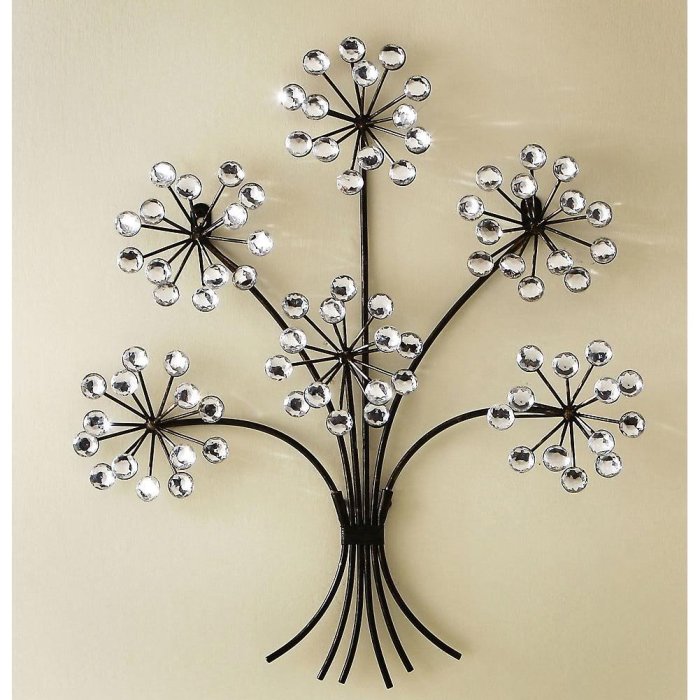 Galvanized metal wall decor