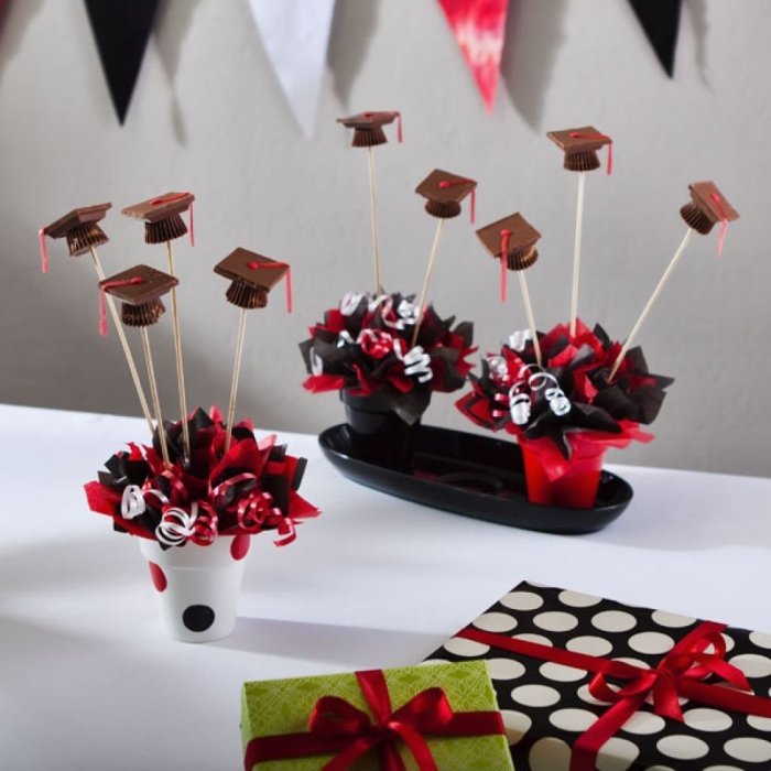 Graduation party table decor ideas