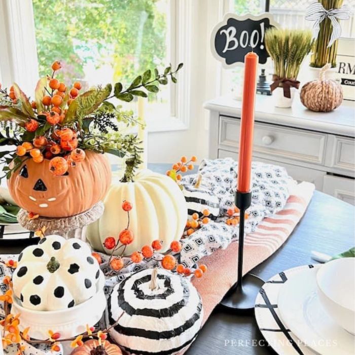 Simple Halloween Table Decor A Glimmering Guide