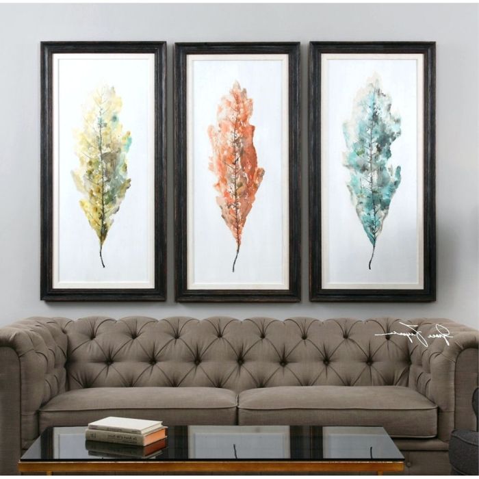 Set of three wall decor