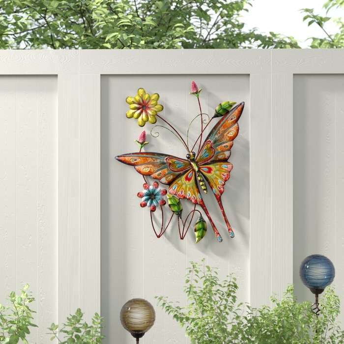 Exterior wall modern outdoor wall decor